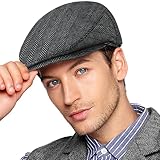 Wantonfy Barett Cap Herren Schiebermütze chirmmütze Gatsby Schirmmütze...