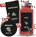 Kamoro Gewürzetiketten Selbstklebend - Sticker mit handgemalten Zeichnungen [240 Stück]-...