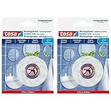 tesa Powerbond Montageband für Fliesen & Metall, feuchtraumbeständig, mit bis zu 10 kg...