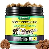 Probiotika für Hunde, weiches kaubares Hundeprobiotikum für Hunde Verdauungsenzyme,...