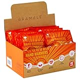 BRAMBLE 80 Stück Luftaktivierte Handwärmer (40 Paar) - 100% Natürlich - Taschenwärmer...