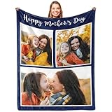 QZYGWCS Personalisierte Decke,Decke mit Foto Geschenke Für Geburtstage, Decke Selbst...