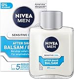 NIVEA MEN Sensitive Cool After Shave Balsam (100 ml), beruhigendes After Shave,...