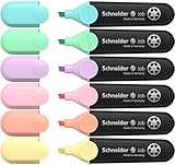 Schneider Job 150 Pastell Textmarker (aus recyceltem Kunststoff, ausgezeichnet mit Der...
