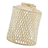 DOITOOL Laterne Mit Lampenschirm Aus Bambus Makramee-lampe Deckenleuchte Lichter...