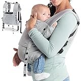 TAMAITI and family | Flexible Babytrage Neugeborene ab Geburt bis 20 kg ohne...
