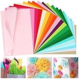 Ailvor Seidenpapier, 200 Blatt Tissue Paper Rosa, Bunt Bastelpapier zum Kreieren von...