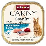animonda Carny Adult Country Katzenfutter, Nassfutter für Katzen in der praktischen...