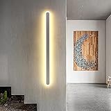 LED-Wandleuchte im nordischen Stil, modern, linear, Aluminium, für Nachttisch, Flur,...