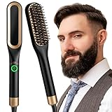 Bartglätter für Männer, Beard Straightener Tragbar und Multifunktionale Bartkamm...