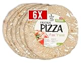 PinsaMia 6 x Pizza Original - italienischer Pizzaboden - Pizzateig ofenfertig -...