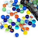 HAKACC 160Stk. Kleine Glasmurmeln, Murmeln Glas Kinder Murmelspiel 16mm Bunte Deko...