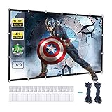 Powerextra HD 16: 9 271x154cm(120 Zoll) Projektion Leinwand - Keine Falte tragbare Tasche...