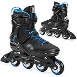 ATTABO Herren Cyclone Fitness Inliner Größe 46 EU ABEC-7 Räder PU 82A Halbharte TPR...