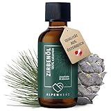 ALPEN HERZ Zirbenöl 50 ml - 100% naturrein, ätherisches Zirbelkieferöl aus...