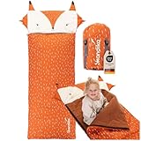 Skandika Kinderschlafsack Soti | Camping Schlafsack für Kinder bis 150 cm,...