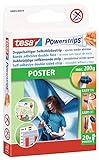 tesa Powerstrips POSTER - Doppelseitige Klebestreifen für Poster und Plakate -...