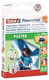 tesa Powerstrips POSTER - Doppelseitige Klebestreifen für Poster und Plakate -...