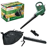 Bosch elektrischer Laubsauger/Laubbläser UniversalGardenTidy 2300 (2300 W, Fangsack 45 l,...