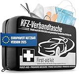 HELDENWERK KFZ Verbandstasche nach aktueller Norm 2025 - Europaweit Nutzbar -...