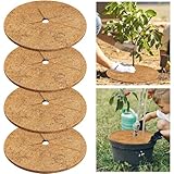 Kokos Mulchscheibe 30cm Mulchscheibe 4stk Umweltfreundlich Kokosscheibe Sicher...