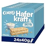 Haferriegel Corny Haferkraft Skyr Classic, ohne Zuckerzusatz, 24x40g