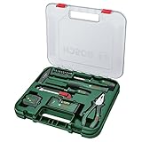 Bosch Universal Werkzeug-Set, 17-teilig (vielseitiger Werkzeugkoffer, bestückt,...