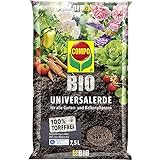 COMPO BIO Universal-Erde für Zimmerpflanzen, Ideal auch als Gemüseerde, für Obst und...