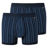 Schiesser Herren 2 Pack Unterhose Mit Bein Und Eingriff - Classic Slip, Dunkelblau_172695,...