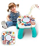 SOBEAU Spieltisch Ab 1 Jahr, Baby Kinderspielzeug ab 1 2 3 Jahre , Kinder Motorikspielzeug...