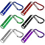 GOLDGE 14Pcs LED Schlüsselanhänger Taschenlampe Mini Taschenlampe für Outdoor...