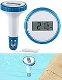 infactory Zubehör zu Thermometer wasserdicht: Zusätzliches Funk-Poolthermometer für...