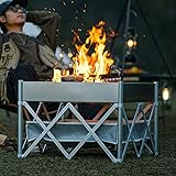 Yufenj Zusammenklappbarer Lagerfeuergrill Camping-Feuerstelle, Grilltor aus Edelstahl 304,...