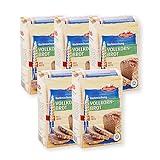 BIELMEIER KÜCHENMEISTER Brotbackmischung Vollkornbrot 5 x 500 g I...