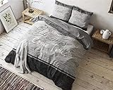 Sleeptime Bettwäsche 100% Baumwolle True Dreams, 200cm x 200cm, Reißverschluss, Mit 2...