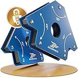 Adlerfokus 2x Schweißmagnet [KRAFTVOLL] Schweißwinkel Set mit 34 KG Haftkraft...