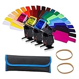 Farbfilter Set, STCRERAG 20 Pcs Kamera Farbfilter 2 Stück Gummiband und Tasche...