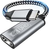 USB C auf HDMI Adapter - Type C zu HDMI 4K Adapter (Kompatibel mit Thunderbolt 3),Video...