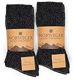 Occulto Herren Norweger Socken 6er Pack (Modell: Finn) Anthrazit 47-50