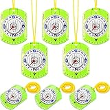 8 Stücke Junge Erkunden Kompass Karte Lese Kompass Wandern Camping Rucksack Kompass für...