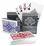 Bullets Playing Cards - 2X wasserfeste Designer Profi Plastik Pokerkarten mit Zwei...