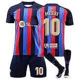 Barcelona Trikot 23/24 Fussball Trikot Kinder Set Fußball Trikot Set Hause/Auswärts...
