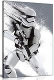Panther Print Kunstdruck auf Leinwand, Motiv: Star Wars Stormtrooper-Portrait,...