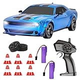 Nzkeuf 1:24 4WD RC Drift Car, RC Drift Auto mit LED Leuchten, Mini RC Car mit...