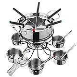 Cabilock 1 Set Edelstahl-Käsetopf Set Backen Schmelztiegel Fondue Schmelztiegel für...