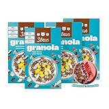3Bears Granola – Koko Kakao | Knuspriges & veganes Granola mit Kakao und Kokosnuss,...