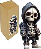 Byffoer skelettfiguren klein gothic deko für Schreibtisch und Sammelstatue