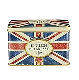 New English Teas Jack: Teedose mit 40 English Breakfast Teebeuteln