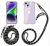 iLovecover Handykette für iPhone 6/6S/7/8/SE 2020 Necklace Hülle mit Band,Handyhülle...