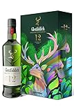 Glenfiddich 12 Jahre Single Malt Scotch Whisky Santtu Geschenkset mit Flachmann, 70cl